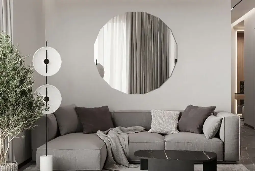 Lustro w salonie na jakiej wysokości? Oto najlepsze wskazówki