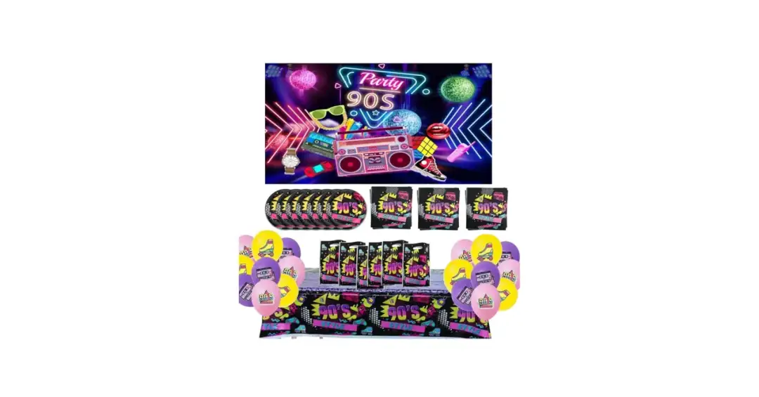 Dekoracje na imprezę lat 90.: Odkryj sekrety niezapomnianej domówki