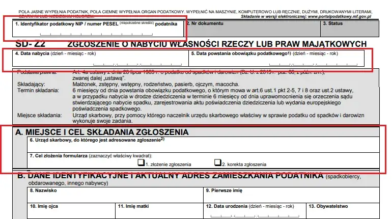 Jak wypełnić wniosek SD-Z2, aby uniknąć problemów z podatkiem