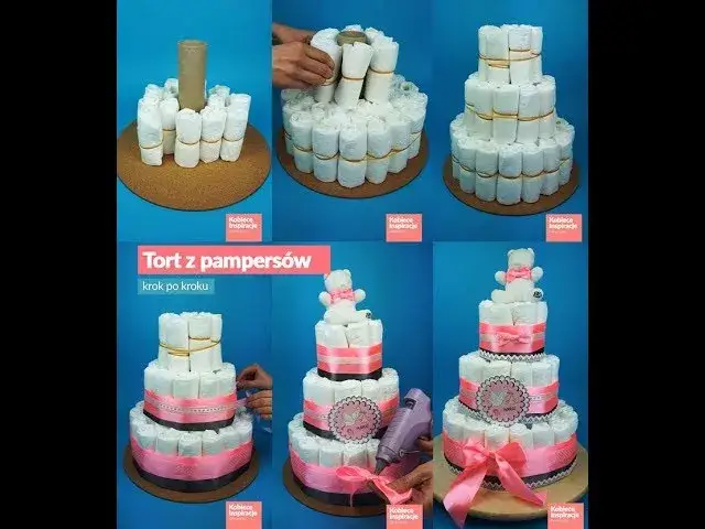 Tort z pampersów DIY: Stwórz idealny prezent krok po kroku!