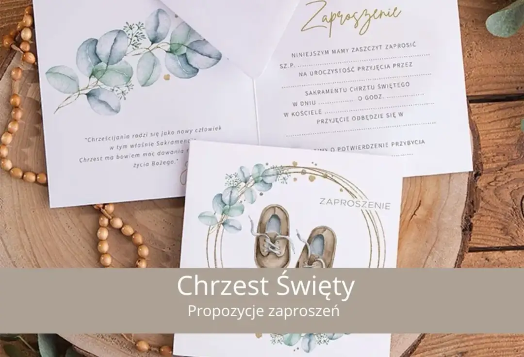 Zaproszenie na chrzest dla chrzestnych: Poradnik elegancji i serca