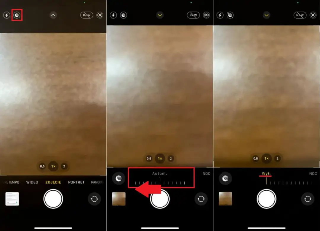 Tryb nocny w iPhonie - Jak robić ostre zdjęcia po zmroku?