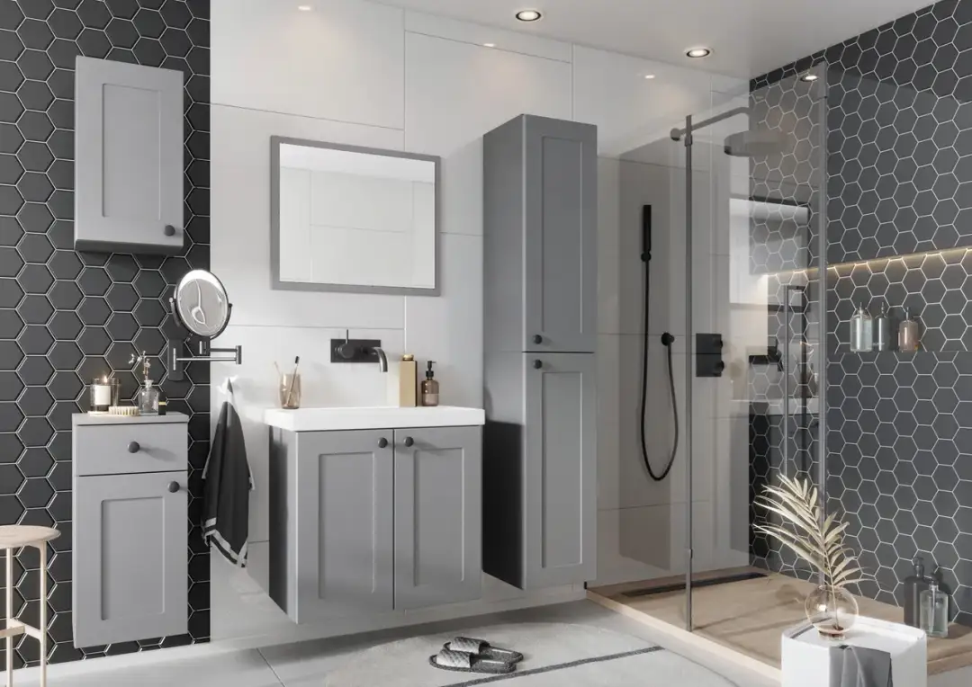 Jakie meble do szarej łazienki? 7 inspirujących pomysłów