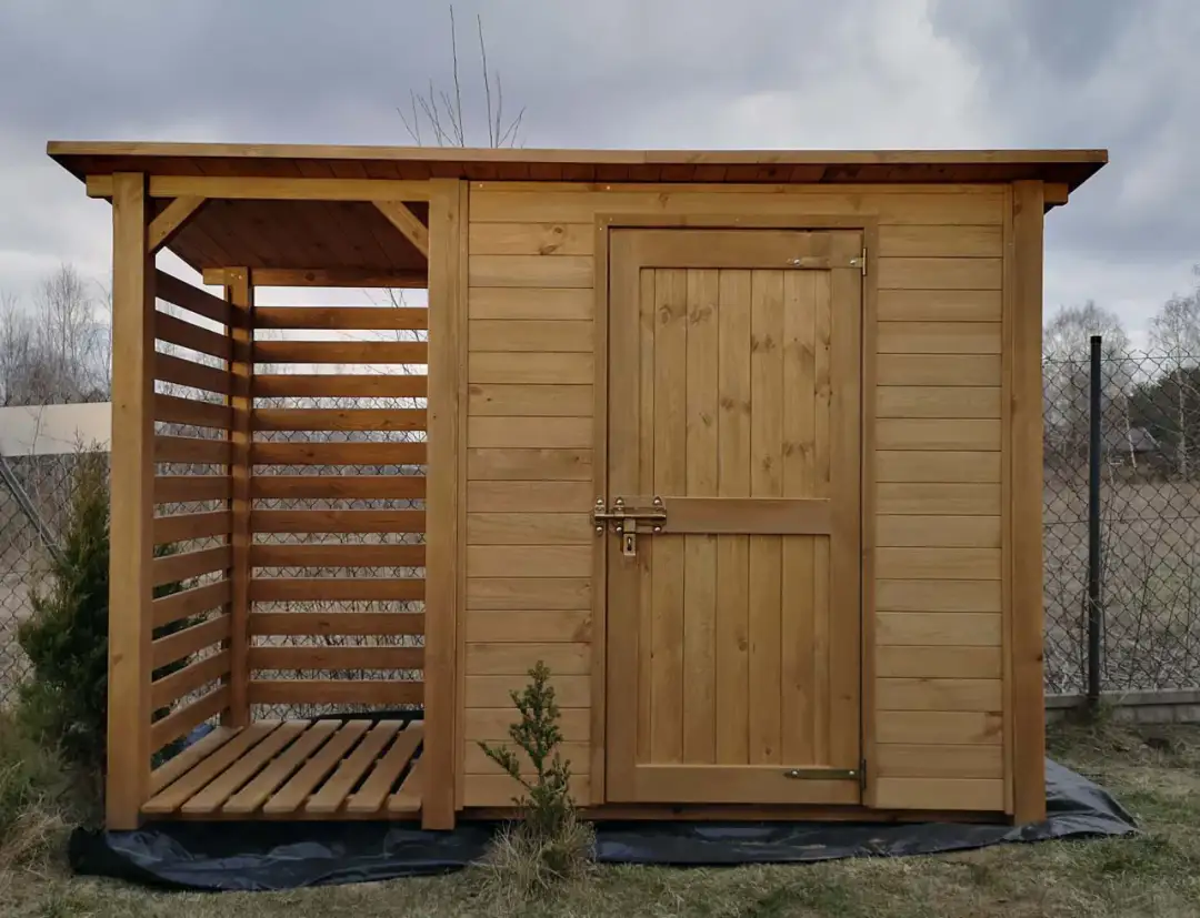 Domek narzędziowy z drewutnią - Sprawdź 10 pomysłów!