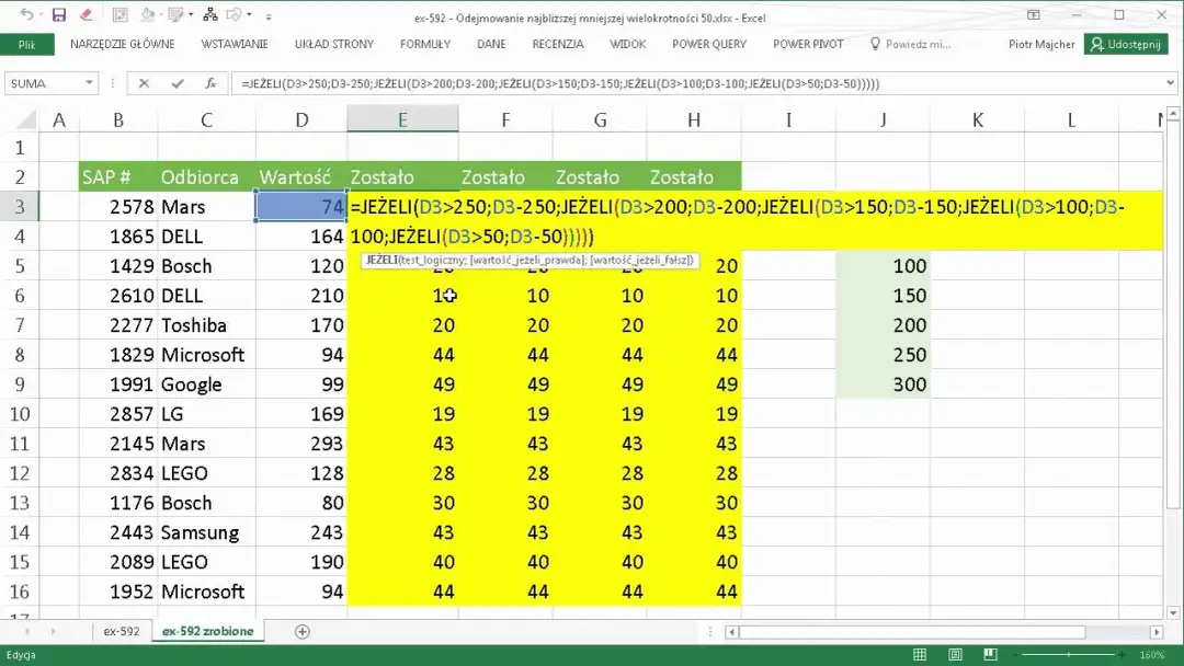 Jak dodać 20 do liczby w Excelu i uniknąć błędów w obliczeniach