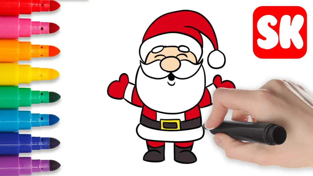 Jak narysować świętego mikołaja krok po kroku - łatwe instrukcje dla każdego
