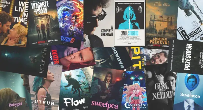 Najlepsze filmy w kinach 2025 - lista aktualnych hitów kinowych