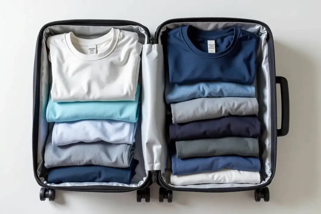 Jak złożyć ubrania do walizki, aby uniknąć zagnieceń i stresu