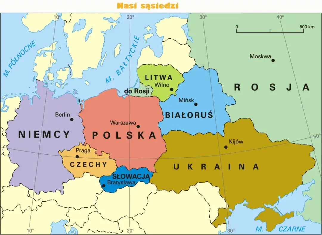 Z iloma krajami graniczy Polska? Poznaj wszystkich 7 sąsiadów!