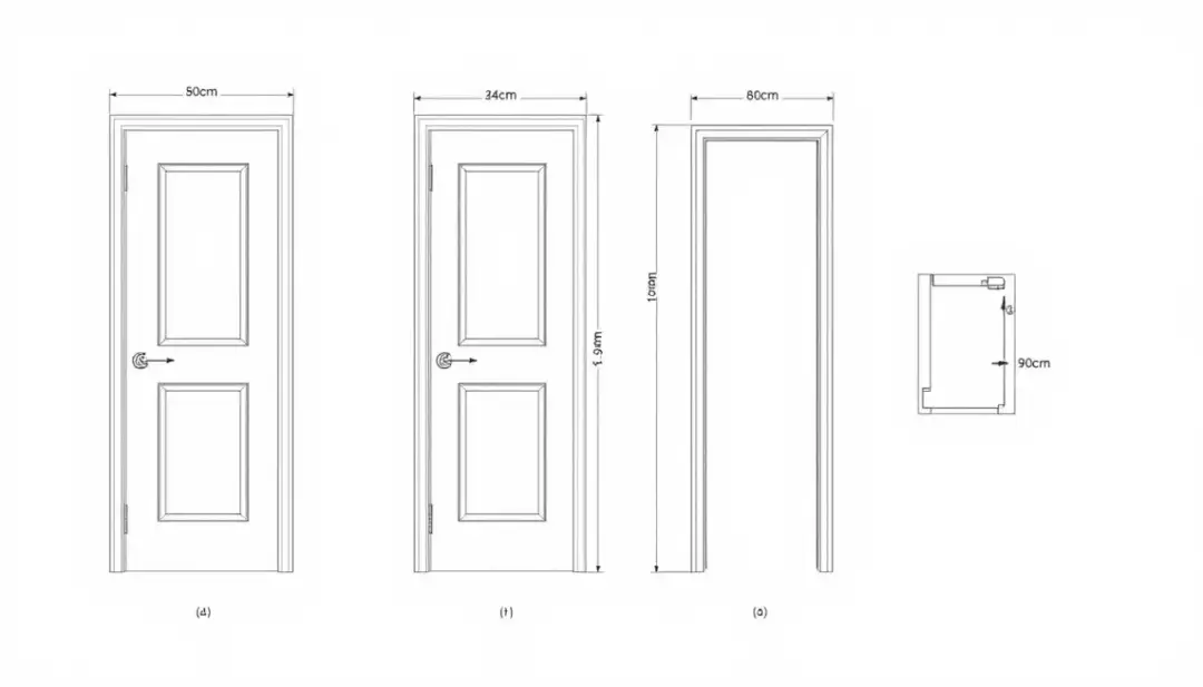 Jakie wymiary otworu pod drzwi 80 cm wysokość, aby uniknąć błędów?