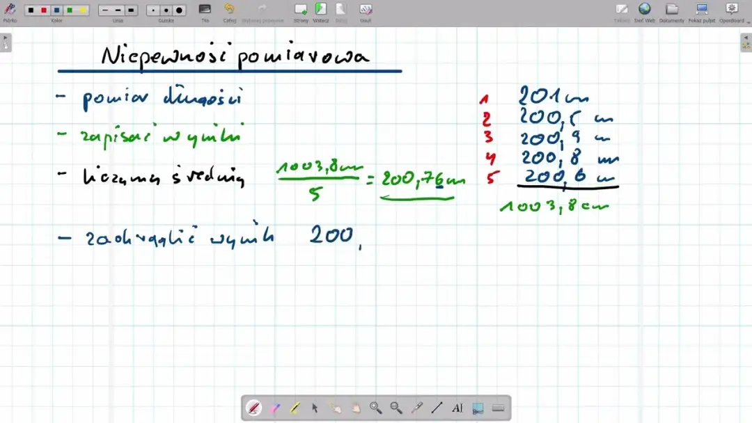 Niepewność pomiaru w fizyce: Co to? Obliczaj i zapisuj wyniki!
