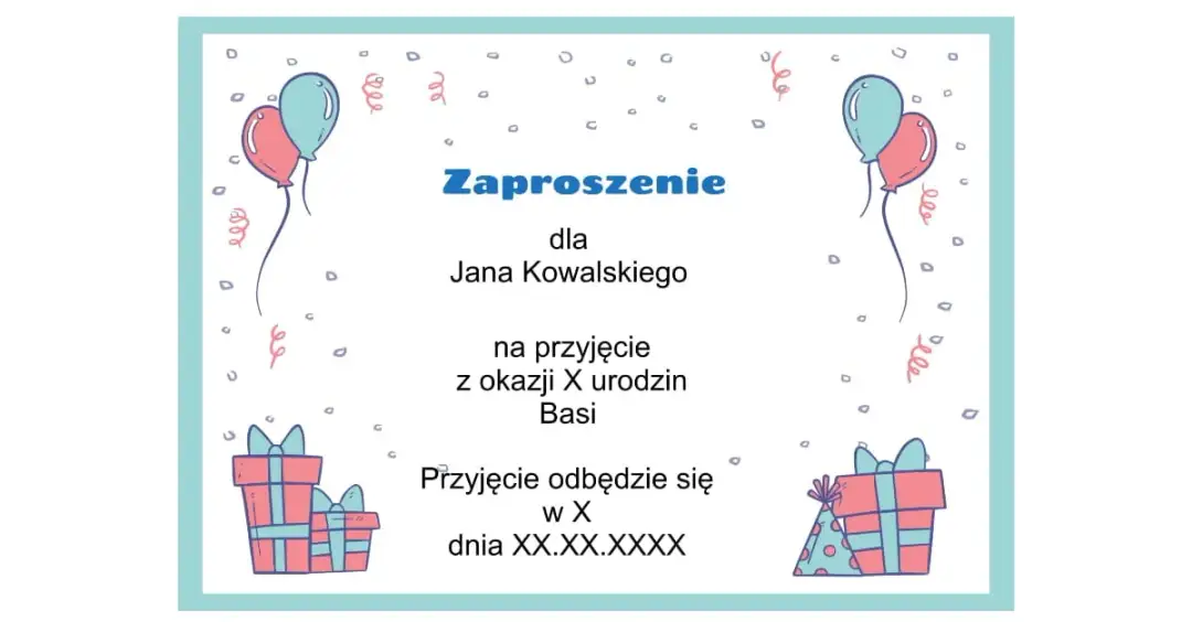 Zachwyć gości! Zaproszenie na urodziny: szablony i pomysły