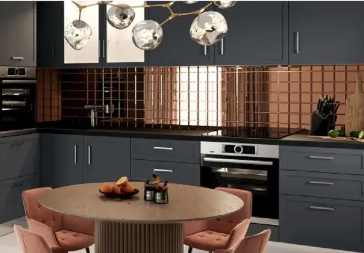  Mozaika miedziana - elegancki dodatek do nowoczesnej kuchni