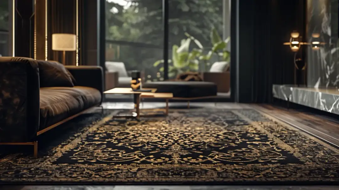 Czy czarno złoty dywan pasuje do każdego wnętrza? Odpowiedzi