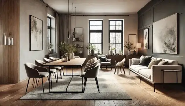 Jaka podłoga do ciemnych mebli, aby uniknąć przytłoczenia wnętrza?