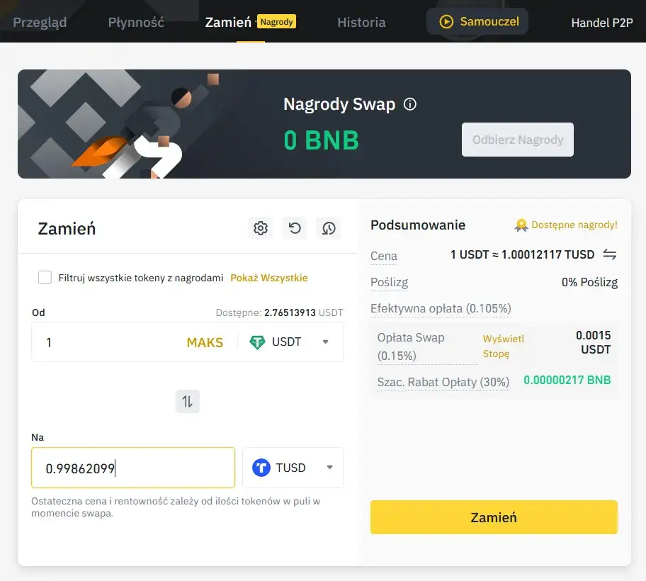 Czy Binance Liquid Swap jest wart inwestycji? Zyski, ryzyka i porady