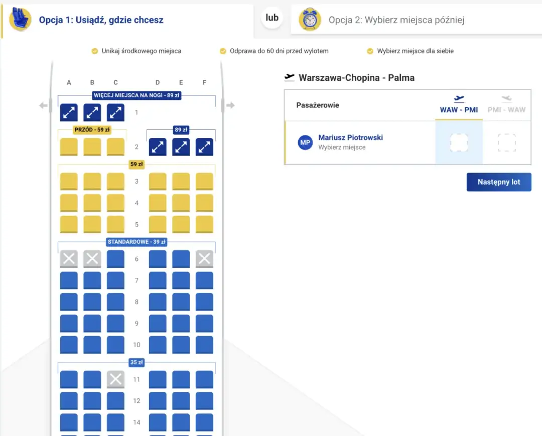 Ile miejsc ma samolot Ryanair? Zaskakujące różnice w pojemności