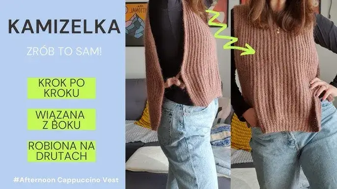 Jak zrobić bezrękawnik damski na drutach: 8 prostych kroków