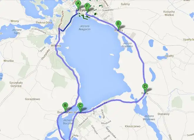 Trasa rowerowa wokół jeziora Niegocin - bezpieczna i malownicza przygoda