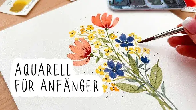 Aquarell Malideen: Einfache Motive für Anfänger & Fortgeschrittene