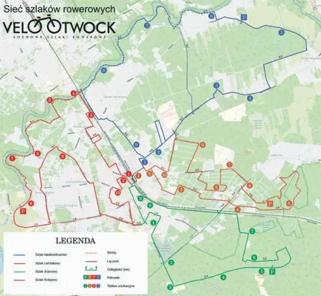 Trasy rowerowe Otwock: 5 pętli Velo Otwock dla każdego!