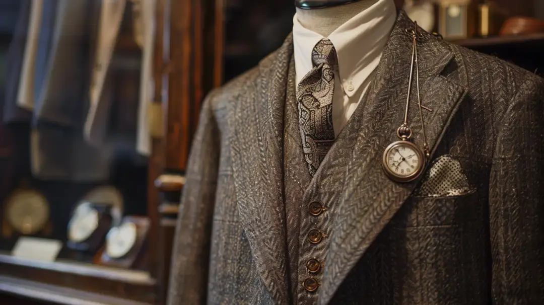 Garnitur w stylu lat 30. - Klasyka odświeżona dla mężczyzn.