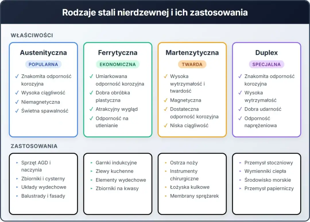 Twardość stali nierdzewnej - Klucz do wyboru materiału