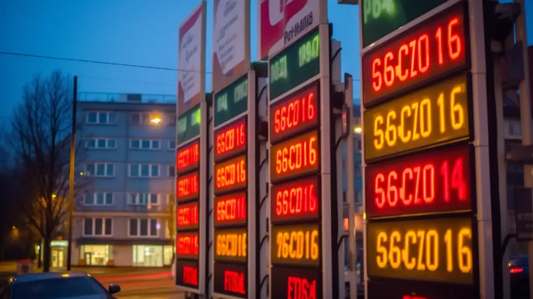 Aktualne ceny paliw 95 98 ON LPG w Polsce - Styczeń 2022