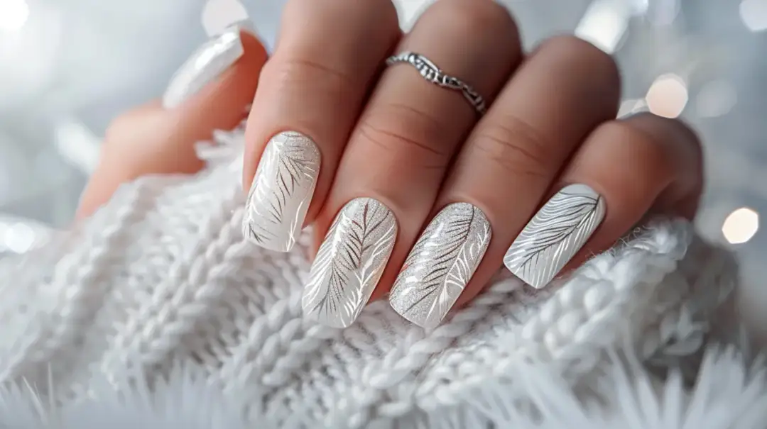 Biała hybryda na paznokciach - Nowoczesny look z białym akcentem