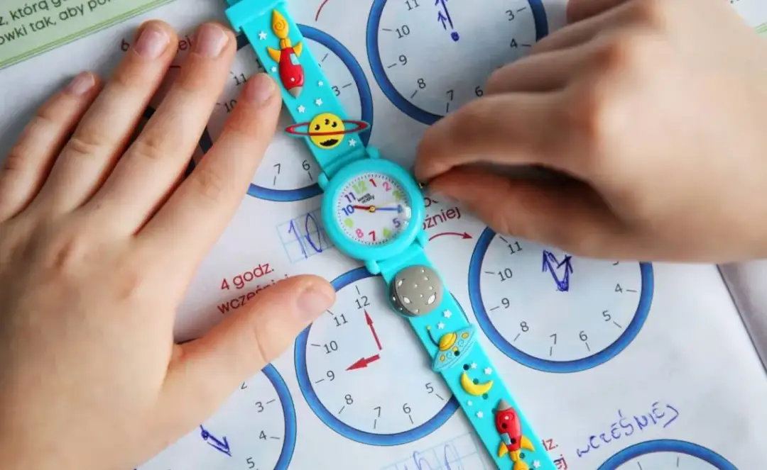 Zegar bez wskazówek do wydruku: Nauka czasu dla dzieci - 5 porad