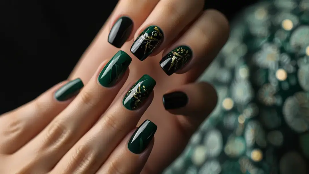 Dlaczego czarno-zielone paznokcie to trend, który Cię zaskoczy?