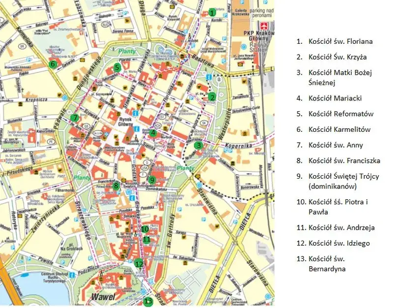 Ile kościołów jest na Starym Mieście w Krakowie? Zaskakujące liczby!
