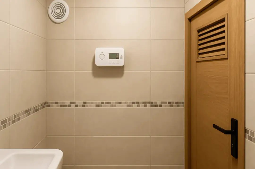 Jak zamontować czujnik czadu w małej łazience? Poradnik