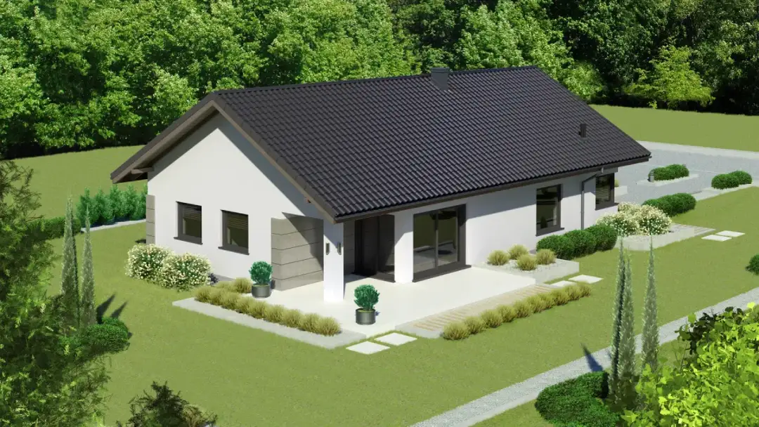 Dom przy Pastelowej: eleganckie i nowoczesne rozwiązania