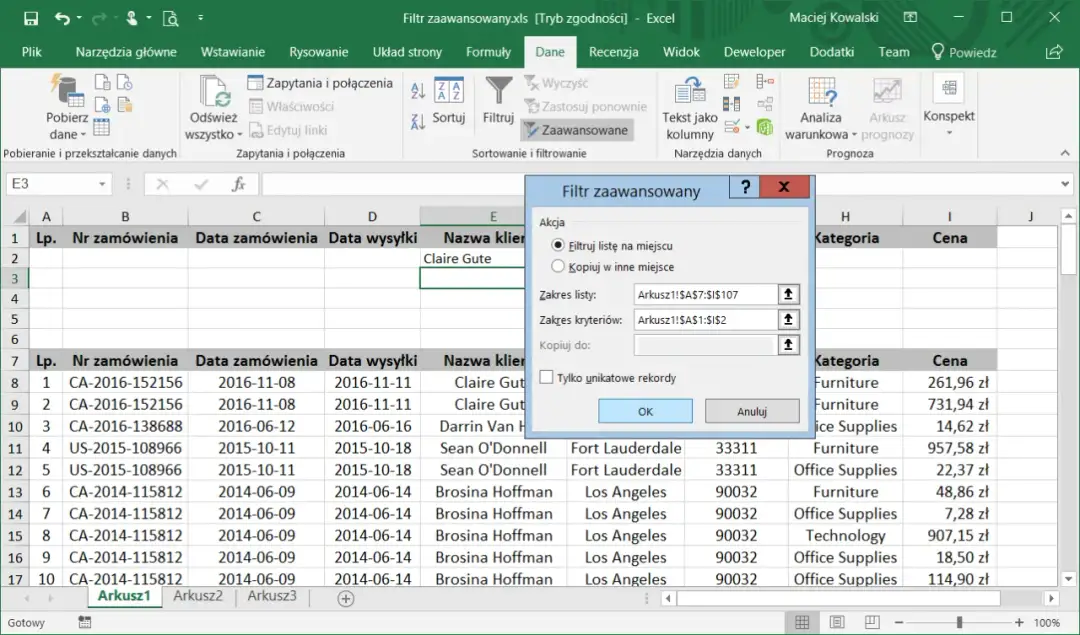 Jak założyć filtr w Excelu i uprościć analizę danych w kilka chwil