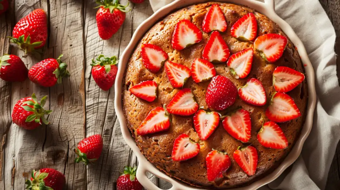 Ciasto z truskawkami bez cukru - letnie i najsmaczniejsze wypieki