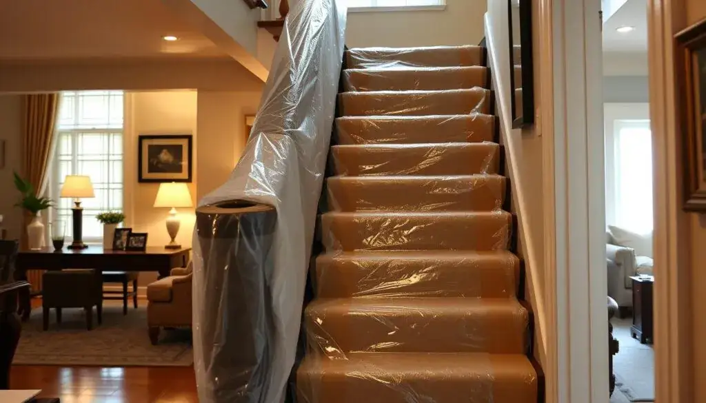 Jak zabezpieczyć schody przed malowaniem, aby uniknąć uszkodzeń