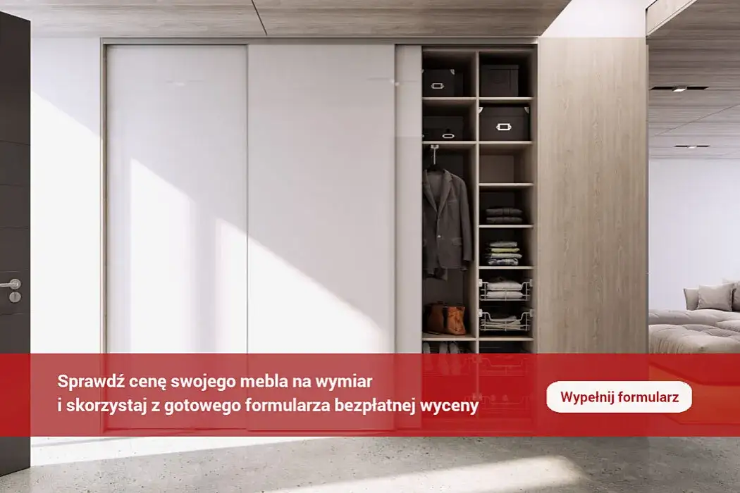 Szafa na wymiar - cena za metr, cennik szafy na wymiar