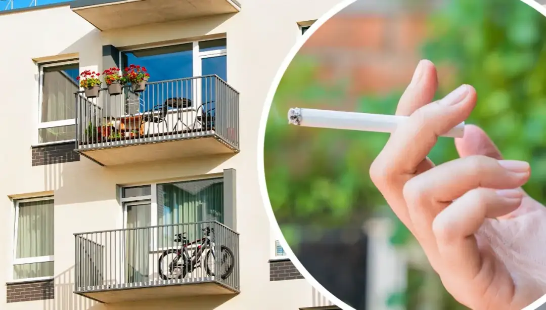 Czy palenie na balkonie jest karalne? Sprawdź, co grozi palaczom