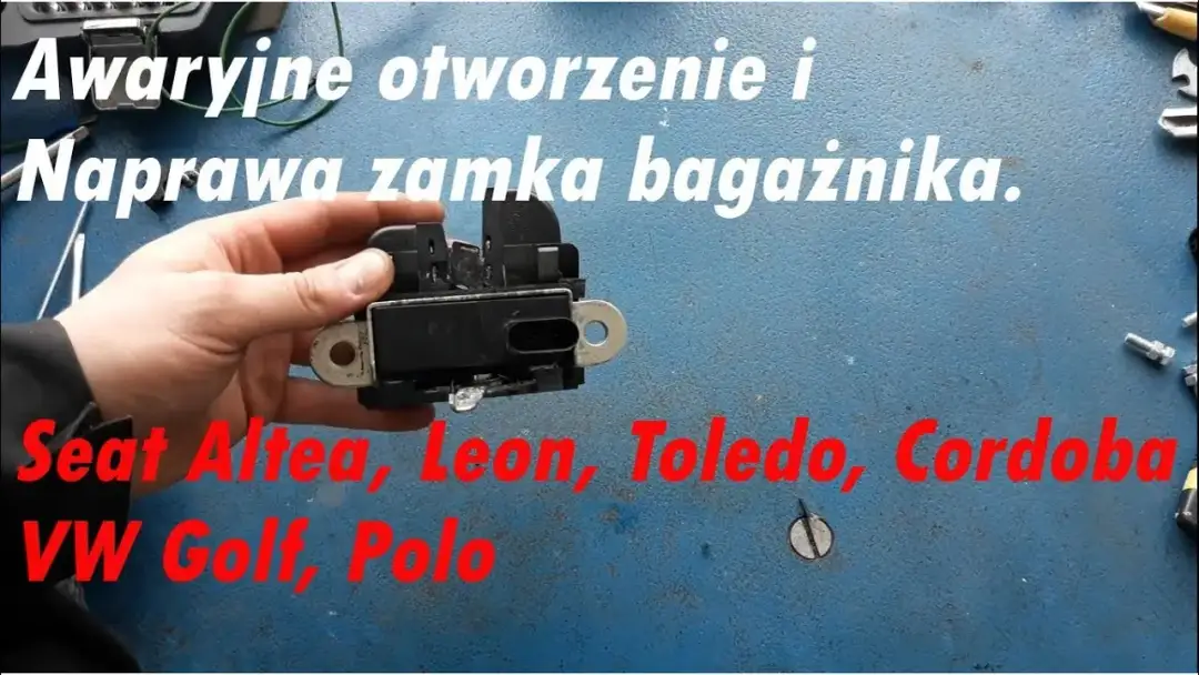 Naprawa zamka bagażnika Golf 4: poradnik, koszty, DIY