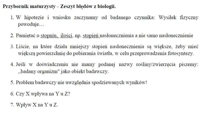 Jaki zeszyt do biologii wybrać, aby uniknąć niepotrzebnych błędów?