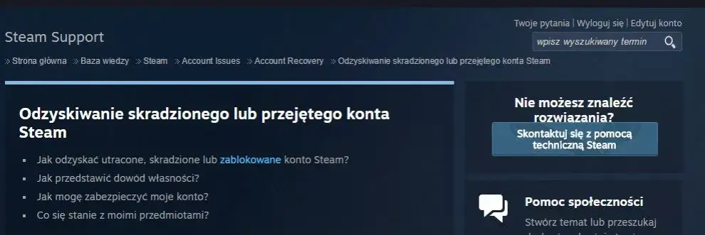 Jak odzyskać skradzione konto Steam i zabezpieczyć je przed kolejnymi atakami