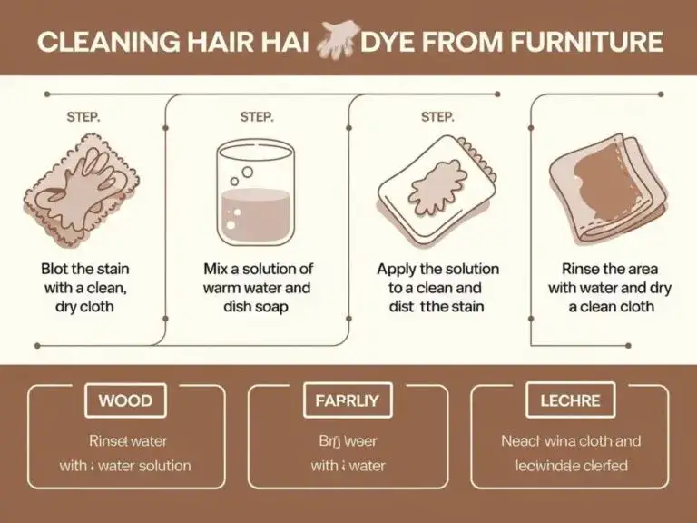 Skuteczne sposoby na to, czym zmyć farbę do włosów z szafki