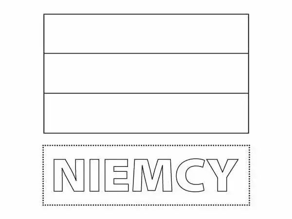 Kolorowanki flag Europy: Grecja, Francja, Niemcy do druku dla dzieci