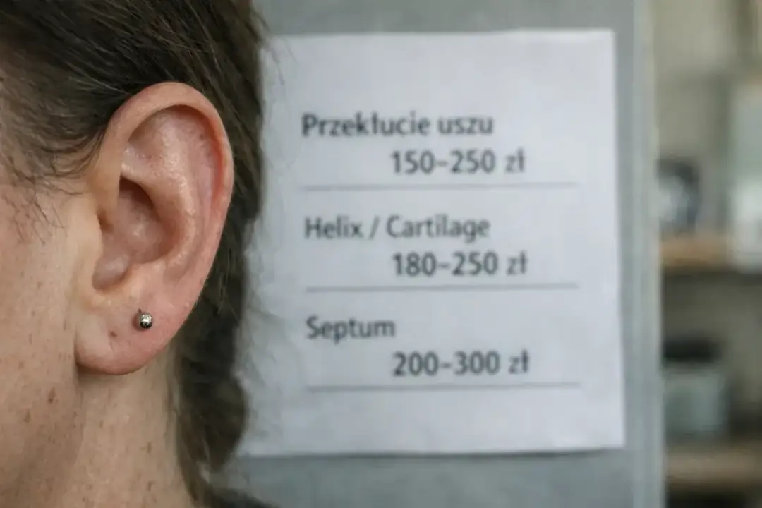 Ile kosztuje piercing ucha? Cennik, ukryte koszty i bezpieczeństwo