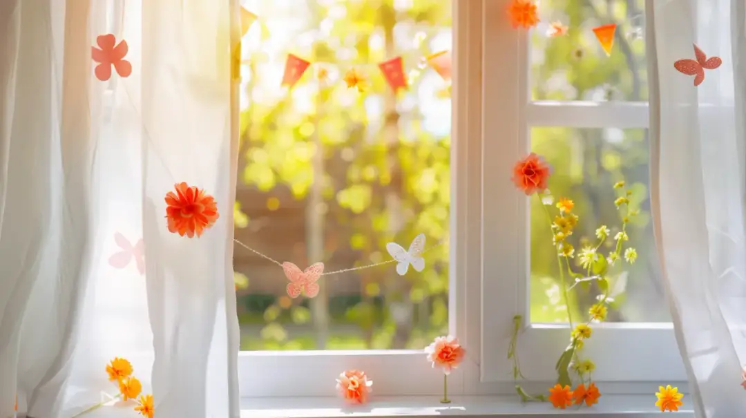 Dekoracje na okna lato – stylowe inspiracje: jak ozdobić okna na lato?
