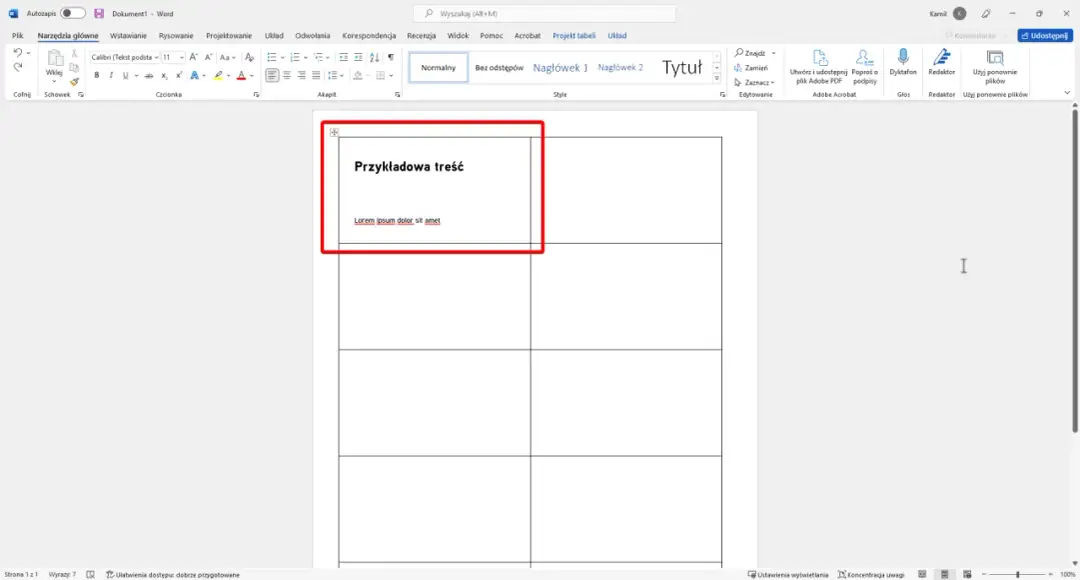 Jak zrobić wizytówki w Word: 7 prostych kroków + szablony