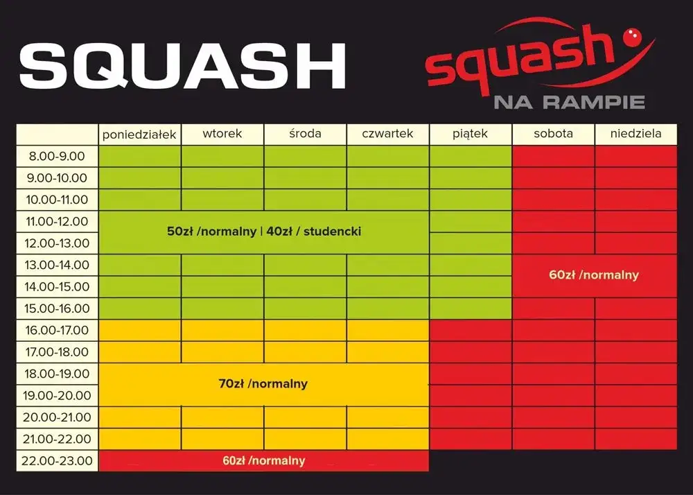 Ile kosztuje kort do squasha? Sprawdź ceny budowy i wynajmu