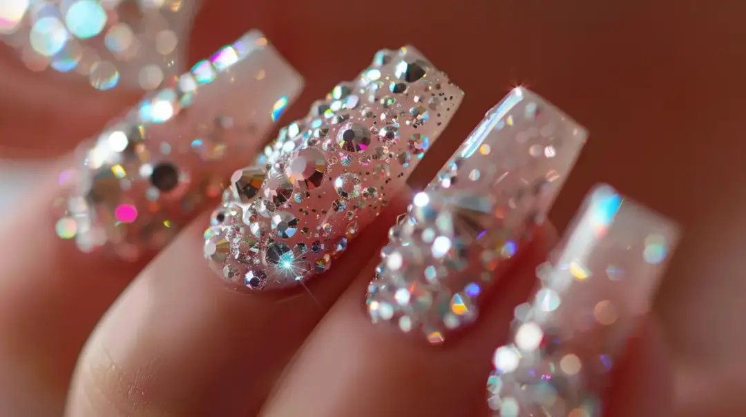 Cyrkonie na paznokciach - Subtelny blask Twojego manicure