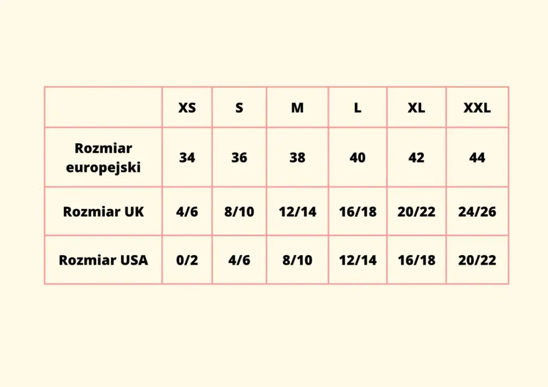 Rozmiar 14 damski: UK czy US? Poznaj prawdziwy rozmiar w PL
